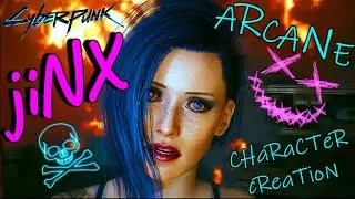 Cyberpunk 2077 JiNX from Arcane / League of Legends (1.5 Updated in Comments) Character Creation