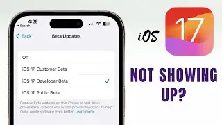 How to Fix iOS 17 Not Showing in Beta Updates