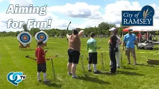 Learning Archery with Ramsey Parks and Rec | Ramsey, MN | QCTV