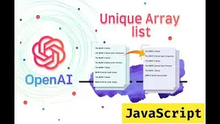 Explore openAi ChatGPT for Unique Array List and Array Reduce method Solution #3 