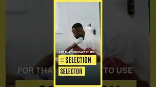 CSS ::selection Selector | CSS tips and tricks #shorts