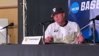 Vanderbilt's Tim Corbin, after an 8-7 loss to Oregon in the Nashville Regional