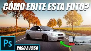 ✔️ Cómo CAMBIAR el FONDO de un COCHE en Photoshop 🚗 fotografía automotriz