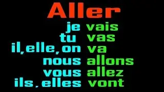 Le verbe Aller - Présent de l'indicatif - alain le lait