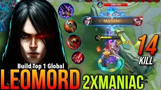 2x Maniac!! MVP Leomord Best Build ~ MLBB