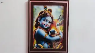 Easy DIY Homemade Bal Krishna Painting with @epson  L130 Printer from @AbhishekProducts