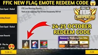 Free Fire Redeem Code Today | 24 October Redeem Code Free Fire | FF Redeem Code Today 25 October