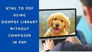 HTML to PDF using DOMPDF Library| PHP | without composer [DOMPDF 1.1.1]