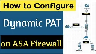 How to Configure Dynamic PAT In CISCO ASA Firewall | NAT Configuration