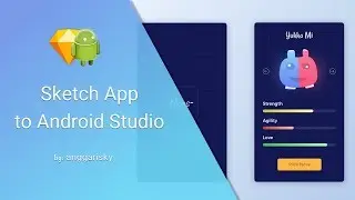 Game Mobile UI Design in Android Studio Tutorial