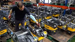 Process of Making Excavator Rotation Link. Korea's Excavator Attachment Manufacturing Factory