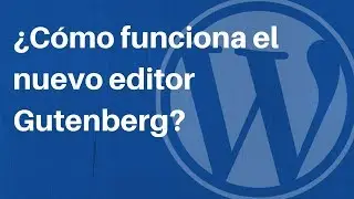 ¿Cómo funciona el nuevo editor Gutenberg?