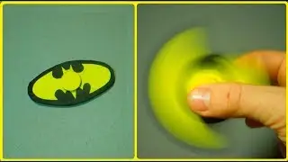 DIY. How to make spinner the batarang out of paper