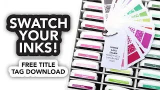 Swatch those ink pads! ✅ Get ORGANIZED today ✅