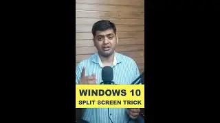 Windows 10 Shortcut Keys to Split Screen #Shorts