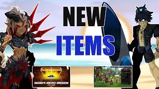 AQW New Beach House + Summer Gear! | Darkon Set Items and Its A Trap House Item! + Lots More!