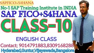 #Class#10:SAP S4HANA Finance in ENGLISH,S/4HANA Finance For Beginners course,SAP Introduction class