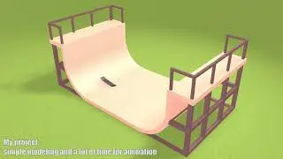 Cinema 4D skateboard animation