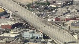 10 Freeway fire cleanup underway