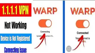 How to Fix 1111 vpn not connecting l fix warp vpn not connecting | 1111 vpn connection problem 2024