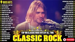 Metallica, Nirvana, ACDC, Queen, Aerosmith, Bon Jovi, Guns N Roses🔥Classic Rock Songs 70s 80s 90s