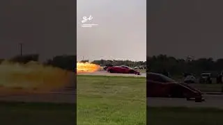 They stuck a jet engine in this Ferrari Enzo 🔥🤯🎥 mcqueenmotorsports & Derek Harback 