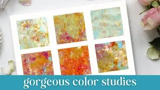 How I’m doing color studies in 2024 | Mixed Media Art Tutorial