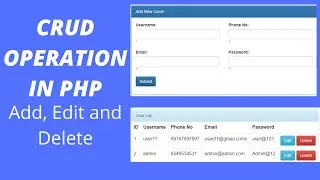Crud Operation in PHP
