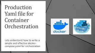 Container Orchestration | Production Yaml file for Docker Swarm Orchestration