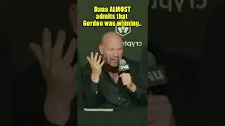 Dana White ALMOST admits that Jared Gordon was beating Paddy Pimblett!! 👀 