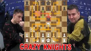 Chess Drama!! Nepo and Dubov Result Set to 0-0 Because Of The Immortal Knights Tour