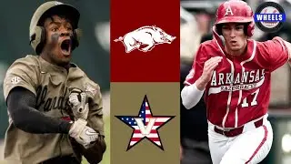 #2 Arkansas vs #12 Vanderbilt (Game 3, Great Game!) | 2023 College Baseball Highlights