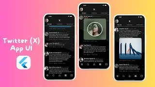 Flutter UI - Twitter (X)