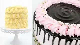 Top 5 Cake Decorating Ideas for beginners with whipped cream | Cake Decorating Compilation