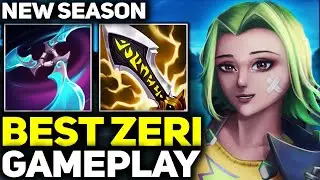 RANK 1 BEST ZERI IN NEW SEASON AMAZING GAMEPLAY! | League of Legends