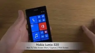 How To Take Nokia Lumia 520 Screen Shot / Capture / Print Screen