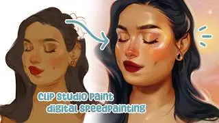 Clip Studio Paint Speedpainting ✦  4k relaxing process