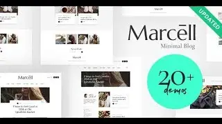 Marcell - Ultimate WordPress Blog Theme (ThemeREX) Quick Presentation