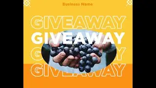 GIVEAWAY POST DESIGN in Photoshop CC | Photoshop Tutorial #giveaway #graphicdesign