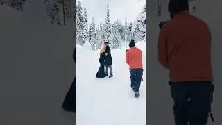 BTS Of Pre Wedding Gulmarg #shots #shortvideo