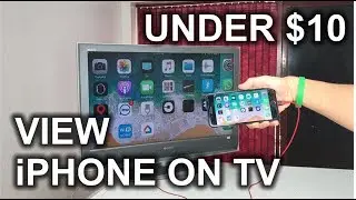 How to View your iPhone on a TV - HDMI Cable