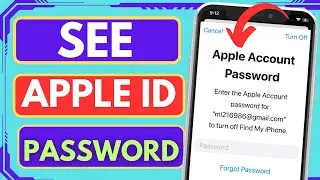 How To See Your Apple ID password on iphone || ios 18 update