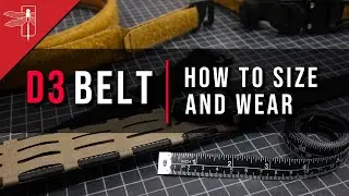 How to size and wear the HALEY STRATEGIC D3 BELT