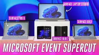 Microsoft Surface 2021 event: Pro 8, Duo 2, Laptop Studio, and more