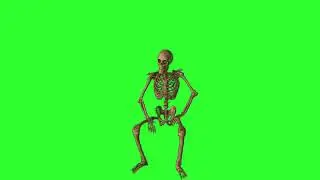 Green Screen Skeleton / Skeleton rises from grave 2021