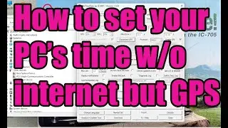 [Ham] How to set your PC's time without internet but GPS device