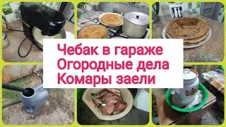 👩‍🍳Готовлю блины/🐟Чебак в гараже/👍 Посадила петрушку/🤦🏼‍♀️Комары заели/