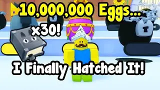 I Used 30 Huge Hunter Books To Hatch Huge Pet In Pet Simulator 99!