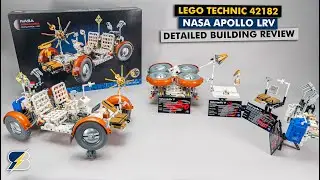 LEGO Technic 42182 NASA Apollo Lunar Roving Vehicle - LRV detailed building review