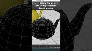 Learn Creating Realistic Vray Materials in 3dsmax.